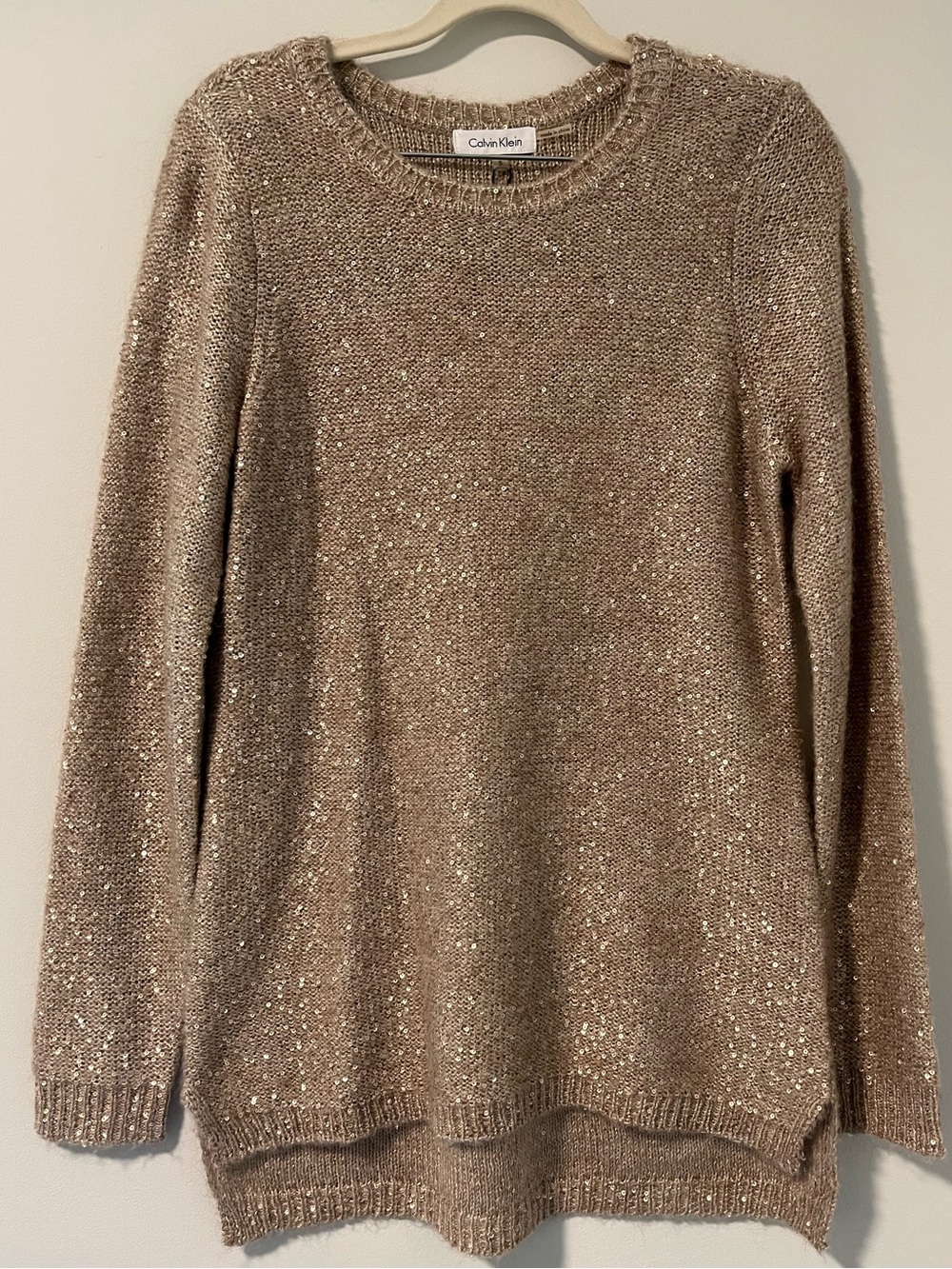 Calvin Klein Women's Sequin Knit Sweater NWT